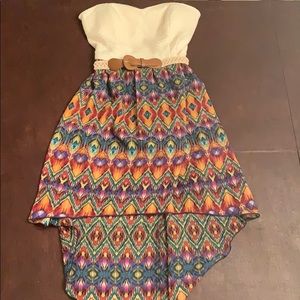 Strapless High-Low Sundress